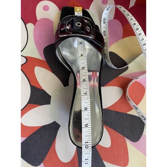 ETIENNE AIGNER Slip On Wedge Heels Nova Women’s Shoes Open Toe 9-9.5 - Picture 7 of 7